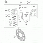 KLX300R (KLX300-A10) Передний тормоз