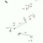 KLR250 (KL250-D17) Механизм переключения передач