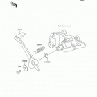 Ninja 500R (EX500-D10) Педаль тормоза