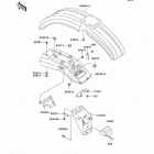 KLR250 (KL250-D20) Крылья