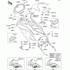 Ninja 500R (EX500-D10) Обтекатели