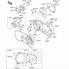 Vulcan 1500 Drifter (VN1500-R2) Крышки двигателя правые