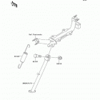KLX110 (KLX110-A2) Подножка