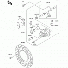 KX65 (KX65-A6) Передний тормоз