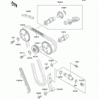 KLR250 (KL250-D17) Распред вал