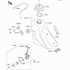 KLX300R (KLX300-A10) Топливный бак