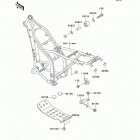 KLX300R (KLX300-A10) Рама ,крепежные детали