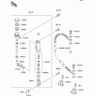 KX100 (KX100-D2) Задний торм цилиндр