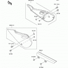 KLX110 (KLX110-A2) Боковые обтекатели