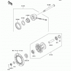 KLR250 (KL250-D20) Переднее колесо