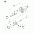KLX300R (KLX300-A10) Переднее колесо