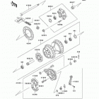 KLR250 (KL250-D20) Задняя ступица колеса