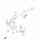 KLX125L (KLX125-B3) Подножка