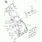 KX125 (KX125-M3) Рама ,крепежные детали