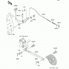 KLX110 (KLX110-A2) Педаль тормоза
