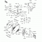 Ninja 500R (EX500-D10) Радиатор