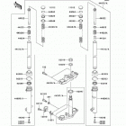 KLX110 (KLX110-A2) Передняя вилка