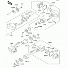 Ninja 500R (EX500-D10) Повторитель сигналов