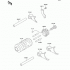 KX65 (KX65-A5) Валы и вилки переключения передач
