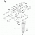 KX100 (KX100-D2) Задняя подвеска