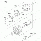 KLX110 (KLX110-A2) Переднее колесо