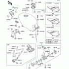 Ninja 500R (EX500-D10) Топливный бак
