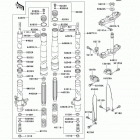 KX100 (KX100-D2) Передняя вилка