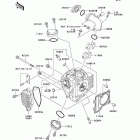KLX110 (KLX110-A2) Головка цилиндра