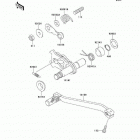 KLX300R (KLX300-A10) Механизм переключения передач