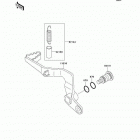 KX65 (KX65-A6) Педаль тормоза