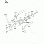 KLX110 (KLX110-A2) Валы и вилки переключения передач