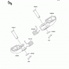 KX65 (KX65-A6) Подножки