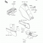 KLR250 (KL250-D20) Наклейки предупреждения