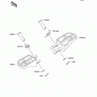 KX250 (KX250-M1) Подножки