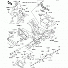 Vulcan 1500 Drifter (VN1500-R2) Рама ,крепежные детали
