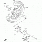 KDX50 (KDX50-A2) Переднее колесо