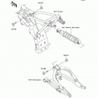 KLX110 (KLX110-A2) Задняя подвеска