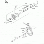 KLX300R (KLX300-A10) Задняя ступица колеса