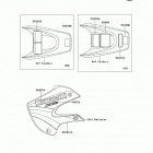 KX65 (KX65-A6) Наклейки предупреждения