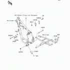 KLR250 (KL250-D20) Рама ,крепежные детали