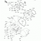 Vulcan 800 Classic (VN800-B5) Левая крышка двигателя