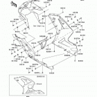 Ninja ZX-6RR (ZX600-K1) Обтекатель нижний