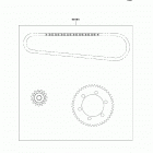 Vulcan 800 Classic (VN800-B5) Цепь комплект