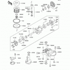 Concours (ZG1000-A15) Масляный и водяной насос. фильтр масленый