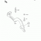 KX500 (KX500-E16) Педаль тормоза