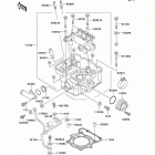 KLX300R (KLX300-A8) Головка цилиндра