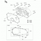 Vulcan 800 Classic (VN800-B9) Крышки двигателя правые