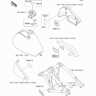 Vulcan 800 Classic (VN800-B9) Наклейки предупреждения