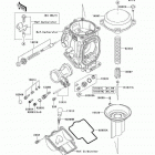 ZZR1200 (ZX1200-C2) Карбюратор в разборе
