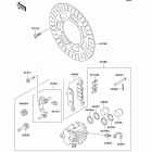 Vulcan 1500 Classic (VN1500-E7) Передний тормоз